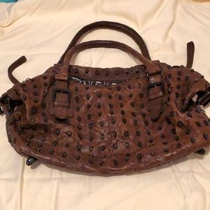 Thomas wylde brown leather satchel